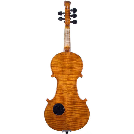 Aceto Violect 5-String electric violin, carved wolf's head scroll and inlaid fingerboard - Electric Violin Shop