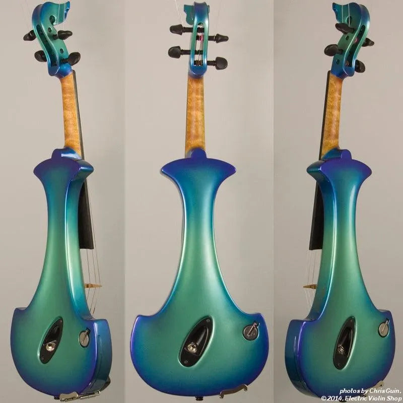 Bridge Aquila Dragon custom model, Barrier Reef finish - Electric Violin Shop