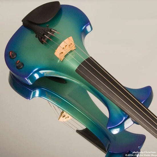 Bridge Aquila Dragon custom model, Barrier Reef finish - Electric Violin Shop