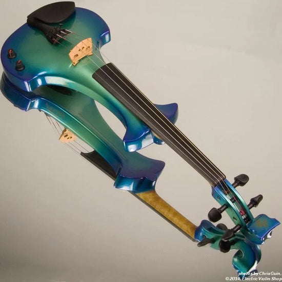 Bridge Aquila Dragon custom model, Barrier Reef finish - Electric Violin Shop