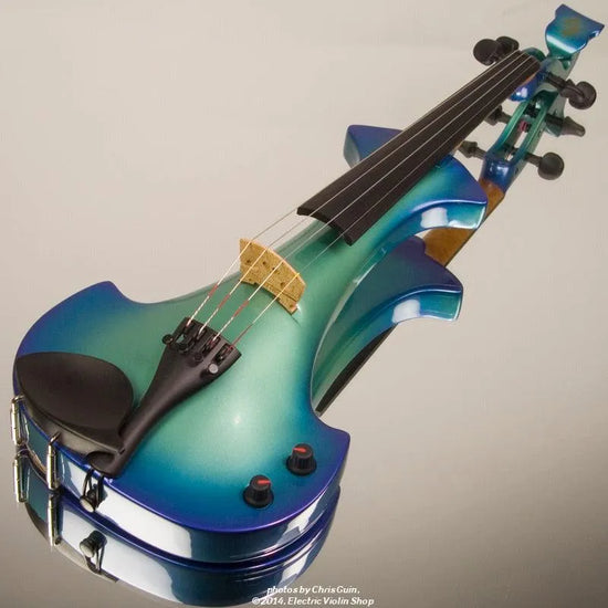 Bridge Aquila Dragon custom model, Barrier Reef finish - Electric Violin Shop