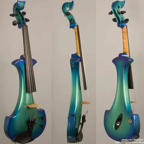 Bridge Aquila Dragon custom model, Barrier Reef finish - Electric Violin Shop