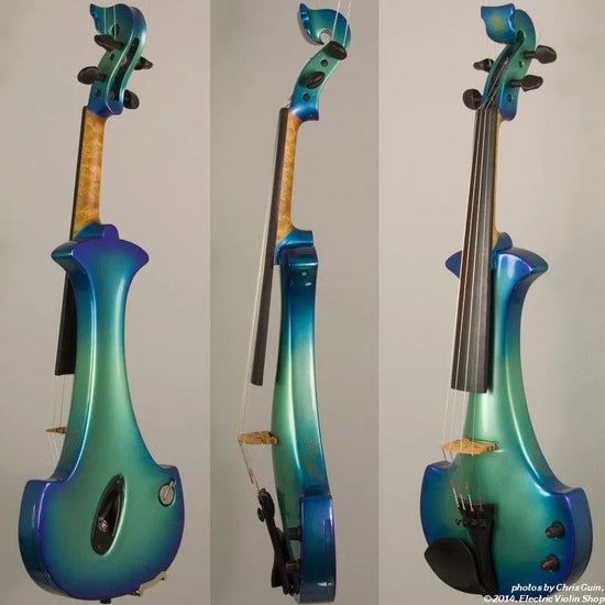 Bridge Aquila Dragon custom model, Barrier Reef finish - Electric Violin Shop