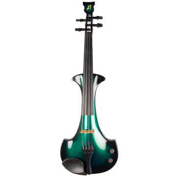 Bridge Violins Aquila 4-String Electric Violin, Green/Black Burst