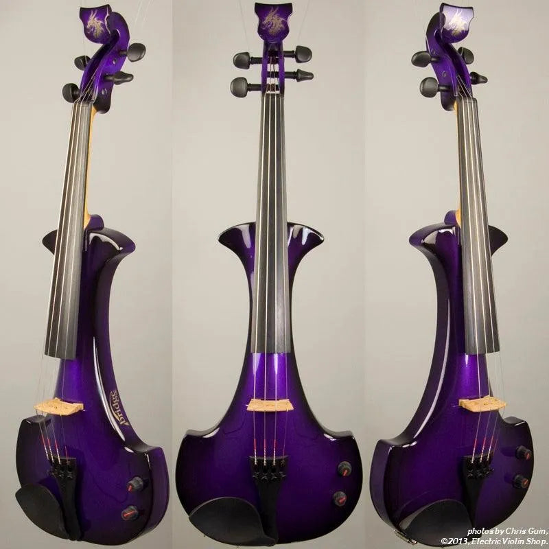 Bridge Aquila Purple Dragon custom model - Electric Violin Shop