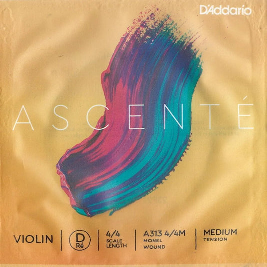 D'addario Ascenté Violin D string - Electric Violin Shop