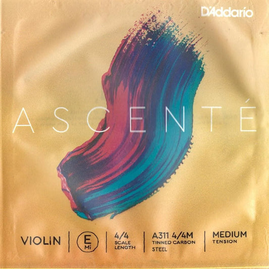 D'addario Ascenté Violin E string - Electric Violin Shop