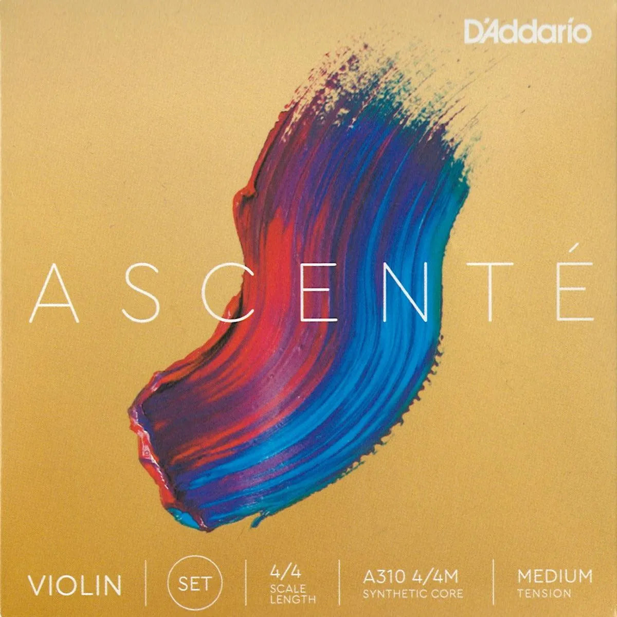 D'addario Ascenté Synthetic Core Violin 4-String Set - Electric Violin Shop