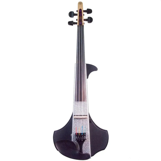 Auro A3 Electric Violin, 4-String Silver Metallic