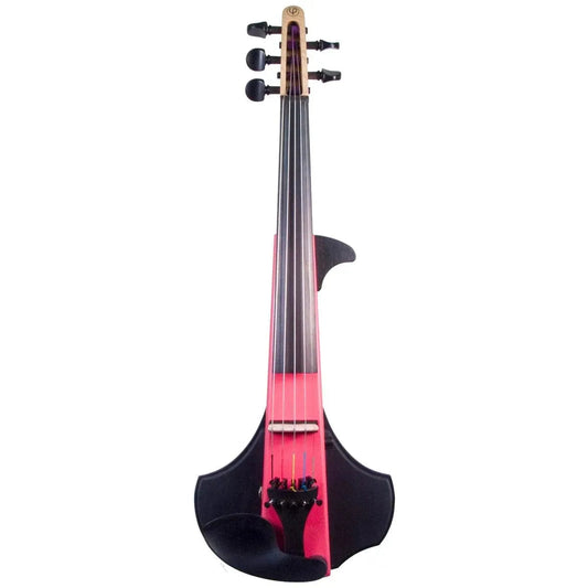 Auro A3 Electric Violin, 5-String Pink