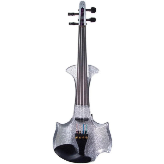 Aurora Classic electric violin with LED lights, 4-string Silver