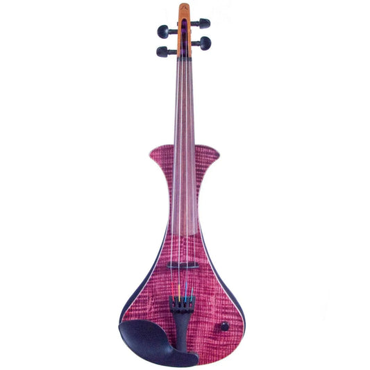 Aurora WS 4-string electric violin with transparent purple finish - Electric Violin Shop