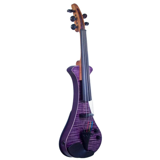 Aurora WS 5-string electric violin with Purple transparent finish - Electric Violin Shop