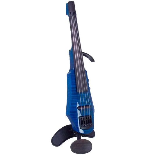 NS Design WAV 5 violin, Transparent Blue Maple Top