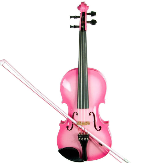 Barcus Berry Vibrato AE violin, Passion Pink - Electric Violin Shop