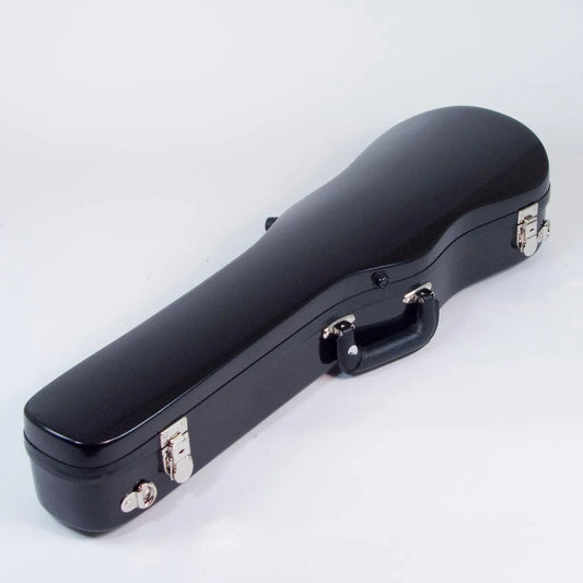 Bobelock 1007 shaped violin case, black/ wine red - Electric Violin Shop