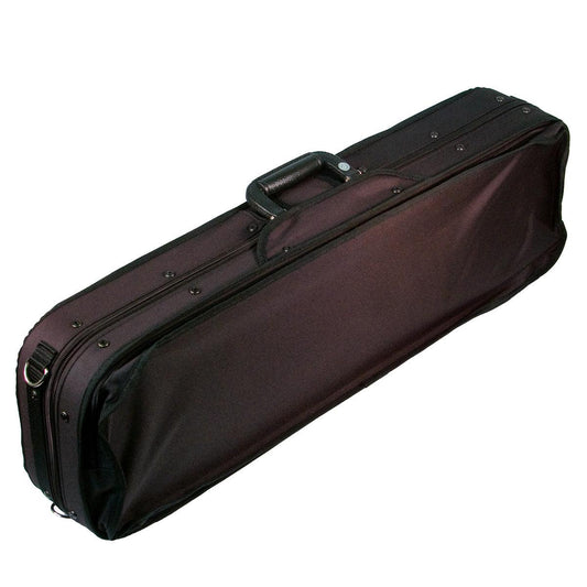 Bobelock B1002 Oblong Wooden Violin Case with Nylon Cordura Exterior & Velour Interior - Electric Violin Shop