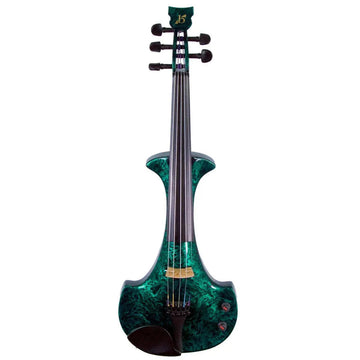 Bridge Violins Lyra 5-String Electric Violin,  Green Marble
