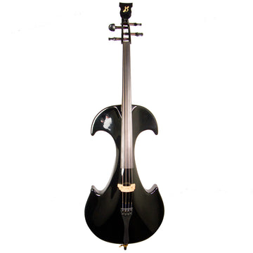 Bridge Draco hollow-body electric cello, black