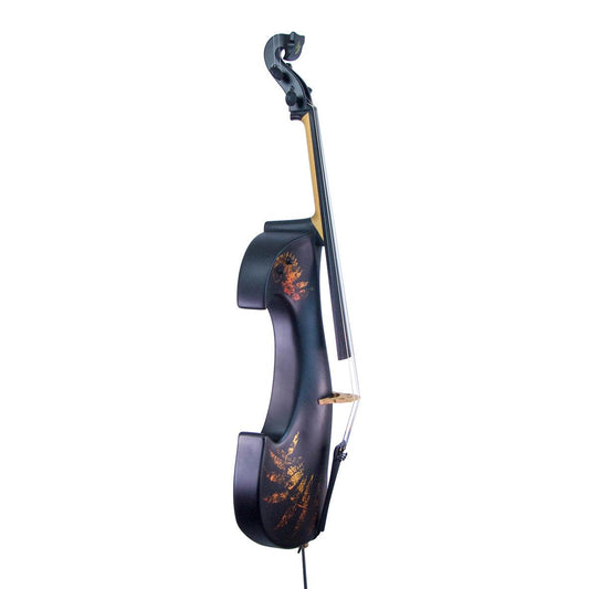 Bridge Draco Dragon electric cello, Phoenix custom finish - Electric Violin Shop