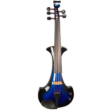 Bridge Violins Lyra 5-String Electric Violin, Blue/Black Burst