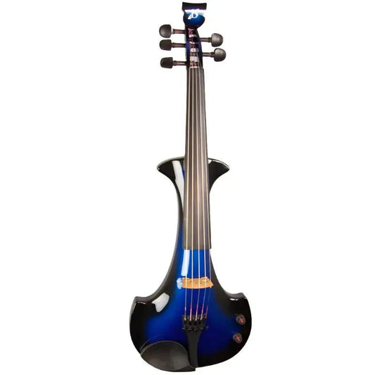 Bridge Violins Lyra 5-String Electric Violin, Blue/Black Burst