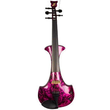 Bridge Violins Lyra 5-String Electric Violin, Purple Marble