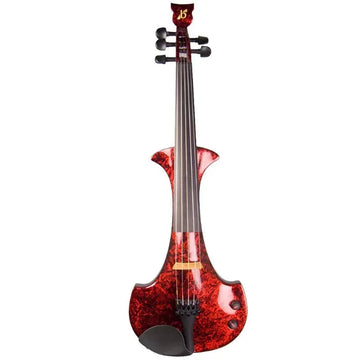 Bridge Violins Lyra 5-String Electric Violin,  Red Marble