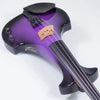 Bridge Aquila electric violin, Purple/Black - Electric Violin Shop