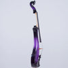 Bridge Aquila electric violin, Purple/Black - Electric Violin Shop