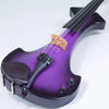 Bridge Aquila electric violin, Purple/Black - Electric Violin Shop