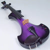 Bridge Aquila electric violin, Purple/Black - Electric Violin Shop