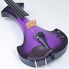 Bridge Aquila electric violin, Purple/Black - Electric Violin Shop