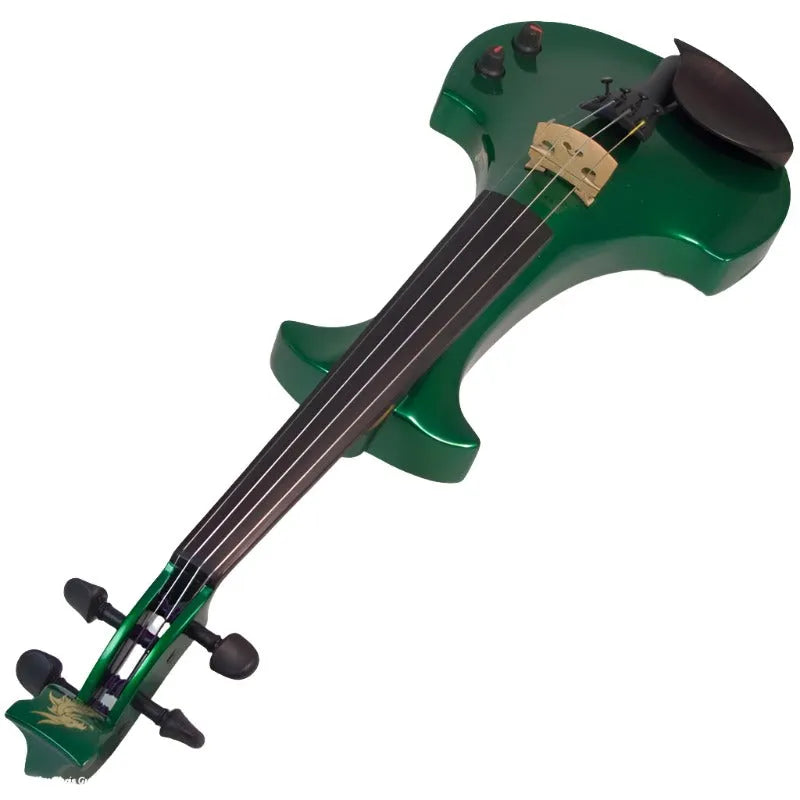 Bridge Aquila Dragon custom model, Bright Emerald Green Pearl - Electric Violin Shop