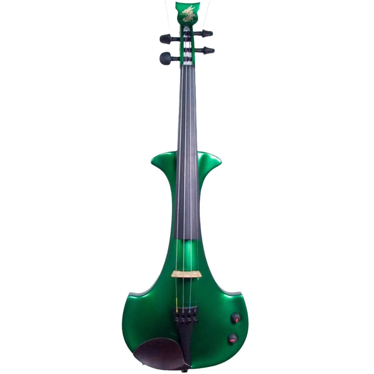 Bridge Aquila Dragon custom model, Bright Emerald Green Pearl - Electric Violin Shop