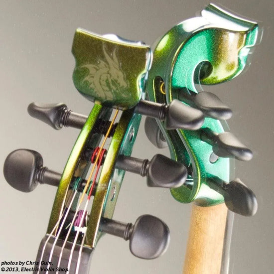 Bridge Lyra Dragon custom model, Illusion Bronze - Electric Violin Shop