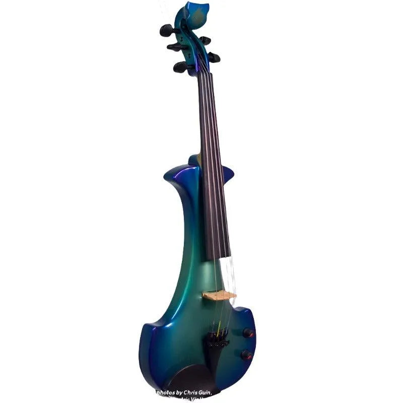 Bridge Lyra Dragon custom hi-spec electric violin, Barrier Reef finish - Electric Violin Shop