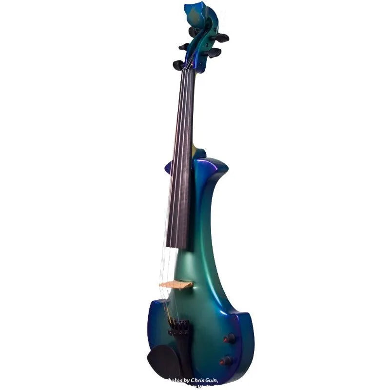 Bridge Lyra Dragon custom hi-spec electric violin, Barrier Reef finish - Electric Violin Shop