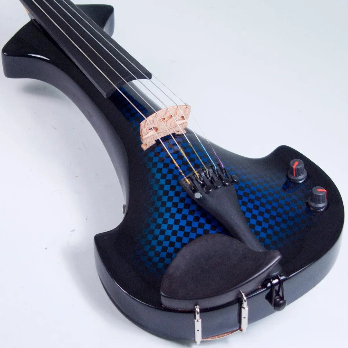 Bridge Lyra Dragon custom model, Blue Matrix - Electric Violin Shop