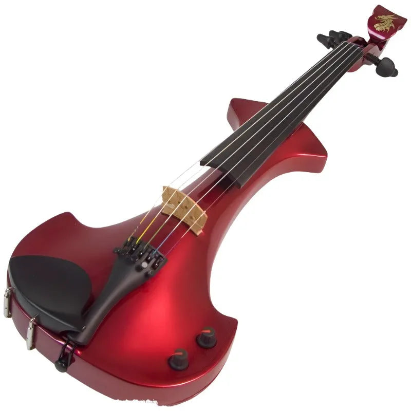 Bridge Lyra Dragon custom model, Cherry Red Pearl - Electric Violin Shop