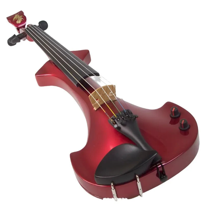 Bridge Lyra Dragon custom model, Cherry Red Pearl - Electric Violin Shop