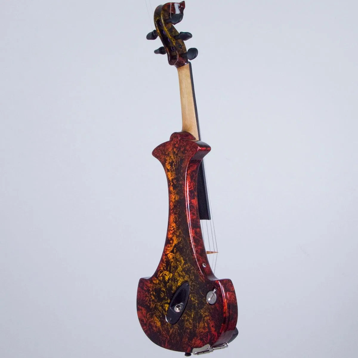 Bridge Lyra Dragon custom model, 'Glowing Embers' finish - Electric Violin Shop