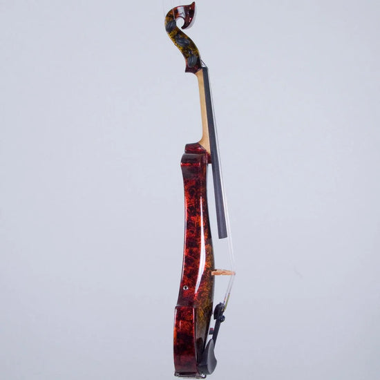 Bridge Lyra Dragon custom model, 'Glowing Embers' finish - Electric Violin Shop