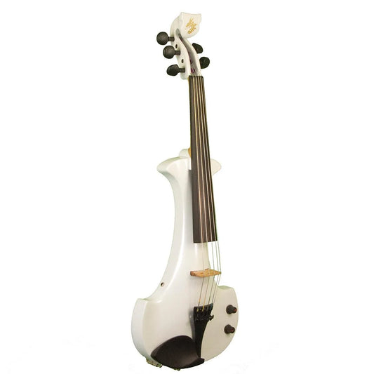 Bridge Lyra Dragon custom model, Pearl White - Electric Violin Shop