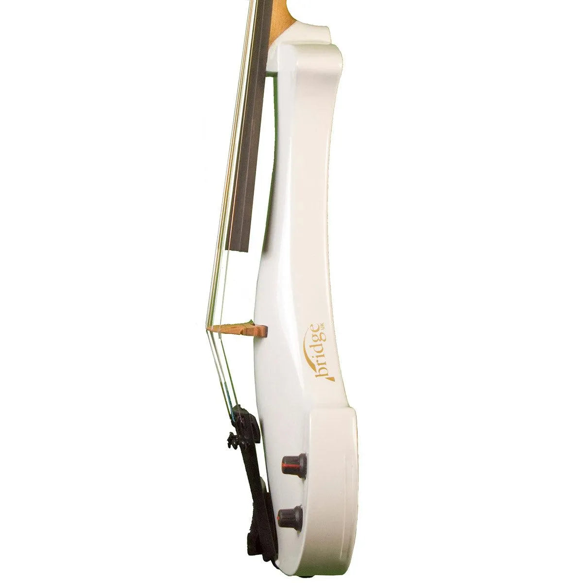 Bridge Lyra Dragon custom model, Pearl White - Electric Violin Shop