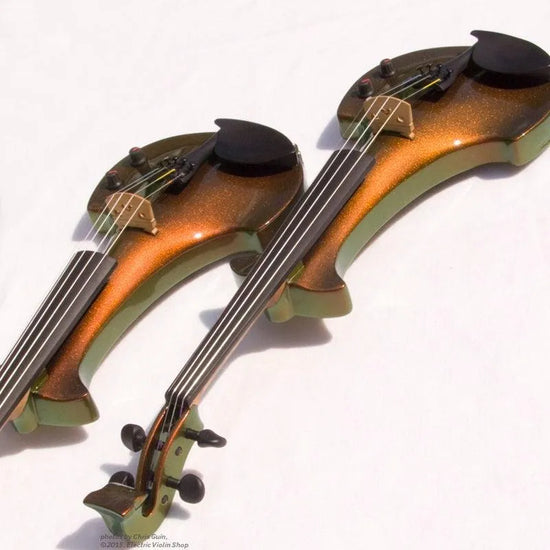 Bridge Aquila Dragon custom model, Illusion Bronze - Electric Violin Shop