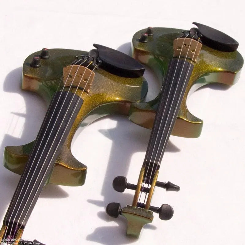 Bridge Aquila Dragon custom model, Illusion Bronze - Electric Violin Shop