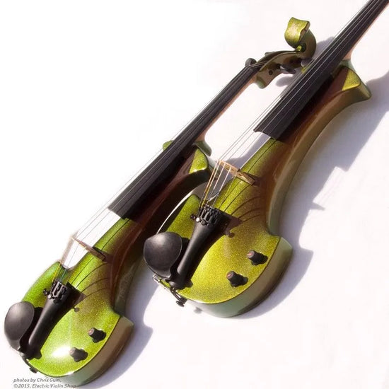 Bridge Aquila Dragon custom model, Illusion Bronze - Electric Violin Shop