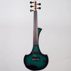 Cantini Earphonic 5-String Electric Violin with MIDI, Green/Black Burst - Electric Violin Shop