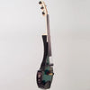 Cantini Earphonic 5-String Electric Violin with MIDI, Green/Black Burst - Electric Violin Shop